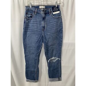 Abercrombie Fitch The 90's Slim Straight Ultra High Rise Curve Love Jeans 29/8R